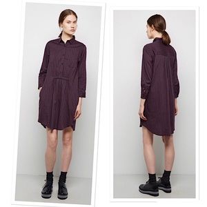 NWT Steven Alan 'Atlas' ShirtDress Purple Stripe | 4
